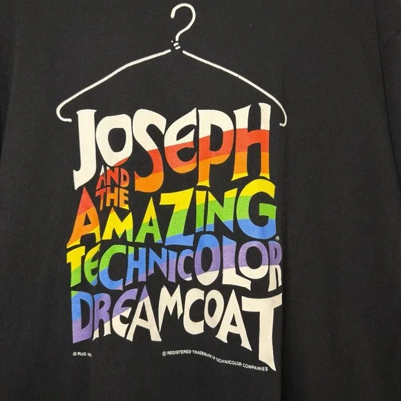 Vintage 1991 Joseph And The Amazing Technicolor Dreamcoat T-Shirt - Picture 4 of 5